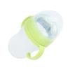 Baby Cereal Bottle Silicone Unisex Baby Squeeze Cereal Feeding Flow Bottle with Food Dispensing Spoon for Infant