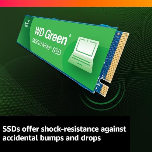 Western Digital Green SN350 Internal SSD 500GB M.2 2280 PCIe Gen3 Green