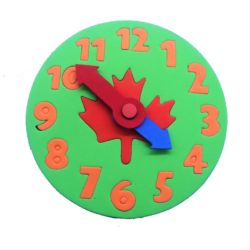 Simple Kindergarten Clock: DIY Creative Tech for Early Learning 14cm