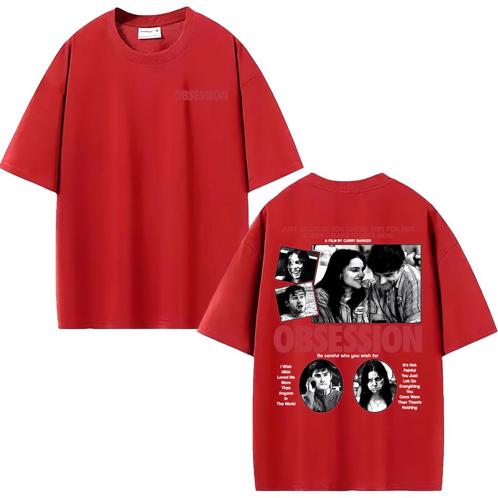 Obsession 2026 Horrorfilm Merch T-Shirt Heißer Verkauf Ein Wunsch Weide T-Shirts Unisex Unisex Lässig Gemütlich 100% Baumwolle T-Shirt Streetwear