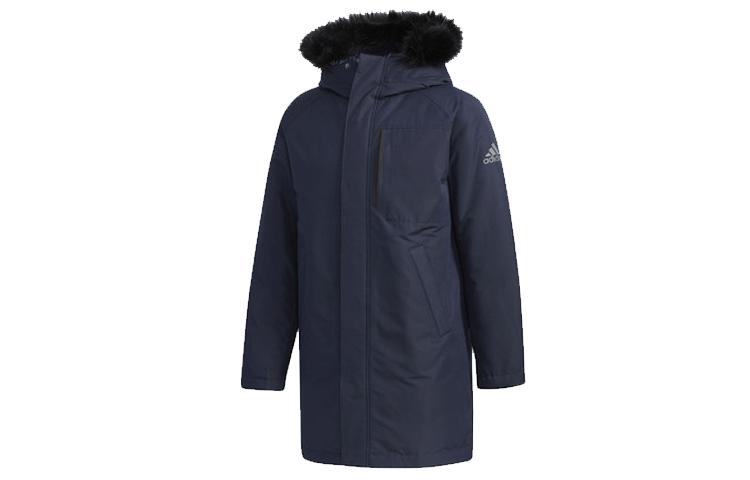 Adidas Down Jackets Men s Legend Ink Detachable Hood Moderate Other EH3974 XL