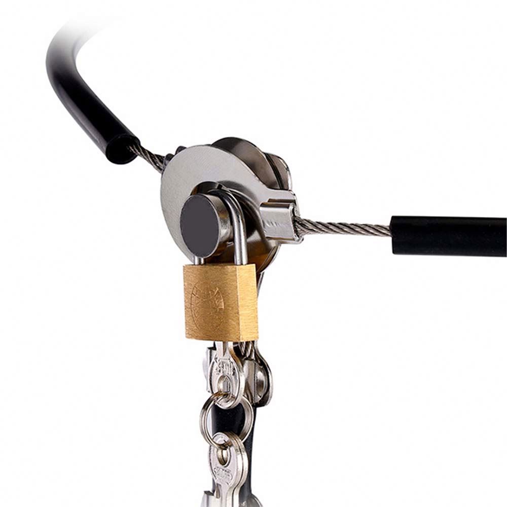 Stainless Steel Penis Cock Lock Chastity Cage With Silicone Bondage Belt Chastity Lock Sex Toy for Women Man Juguetes Sexuales