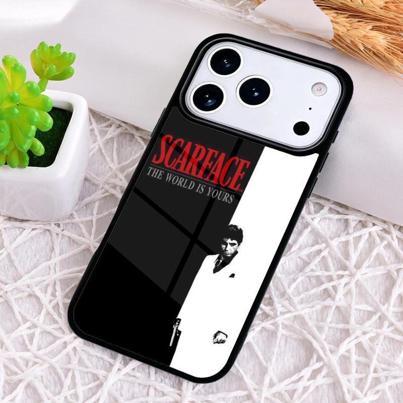Al Pacino Scarface Phone Case for iPhone 17 Air 16 15 11 12 14 13 Pro Max Shockproof Cover