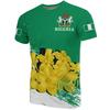 Nigeria Flag Men's T-shirts Nigerian Emblem Graphic Print Africa Clothing Ropa Hombre Summer Oversized Short Sleeve Male Tops