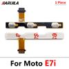 For Moto E11 E11 E11 E6s E7i E7 Power E6 Plus E11s E11I E7I Power ON OFF Mute Switch Control Key Volume Button Flex