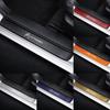 ABCE1 4Pcs Carbon Fiber Car Door Sill Plate Protectors Stickers For Citroen C1 C2 C3 C4 Grand Picasso C4L C5 C-ELYSEE Xsara Berlingo