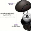 One-Hand Operation with Built-in Metal Bearing & Non-Slip Grip Easy-Grip Silicone Steering Wheel Knob 360° Smooth Rotation