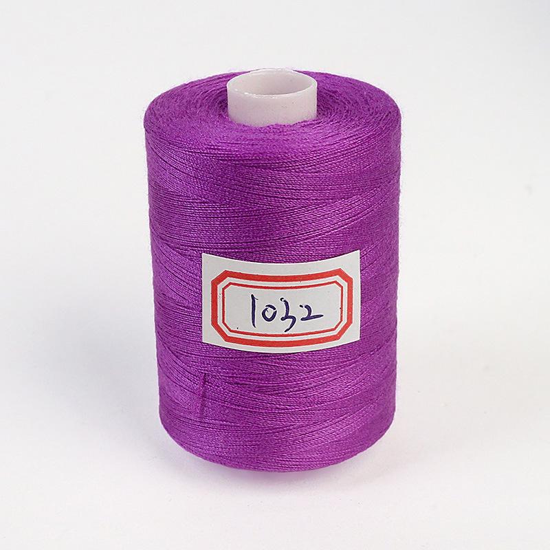 Hilo de Coser de Poliéster de Alta Velocidad 402 - 1000 Yardas, Colores Arcoíris, Ideal para Proyectos de Costura Casera y a Mano