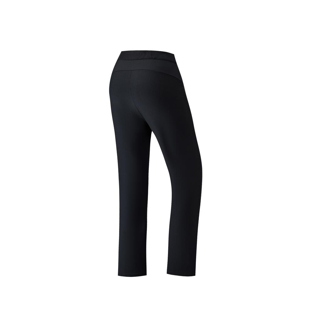 Anta Travel Comprehensive Training Series Woven Sports Long Pants Women Pants Basic-Black 962547501-2