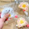 Hamster Queijo Squishy Brinquedo Fidget Alívio do Estresse Animal Macio Fofo Aperte Sensorial Descompressão Festa Infantil Presente de Feriado