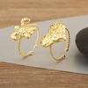 Nidin New Arrival Turtle/Starfish/Crab/Shell/Heart Shape Open Rings Adjustable For Female Male Cute Finger Jewelry Accessories