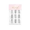 Versatile French Nail Stickers - Multi-Curvature, Transparent Craft with Positioning Lines
