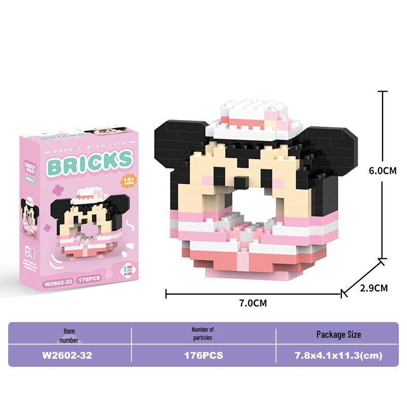 Lele Brothers Micro Building Blocks - Educational Small Animal Sets for Kids, Compatible with Lego, Boys' Toy Gifts