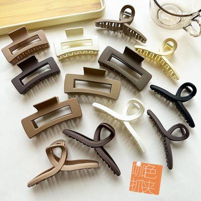 2024 New High-Grade Women’s Shark Hair Clip: Large Claw Hair Accessory for Back of Head