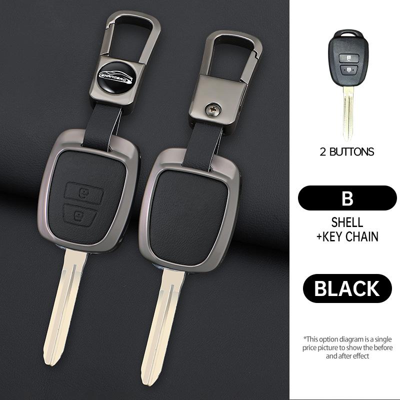 Car Key Cover Case Shell Fob Holder Accessories For Toyota Rav4 Camry Corolla Tacoma Vios Prius C Highlander