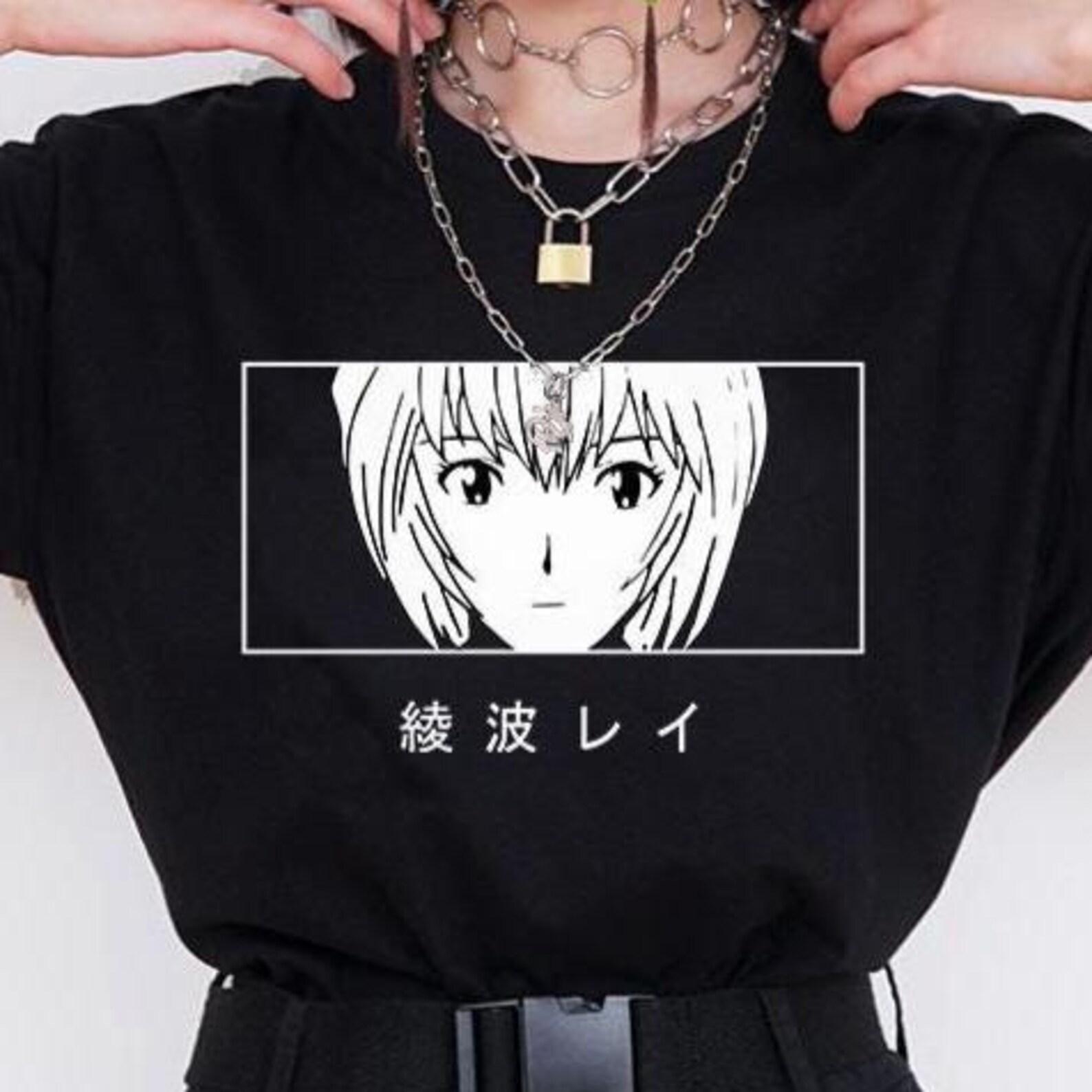 Rei Ayanami Anime T-Shirt – Evangelion Shirt,EVA Tee,Manga Cosplay Merch 3XL