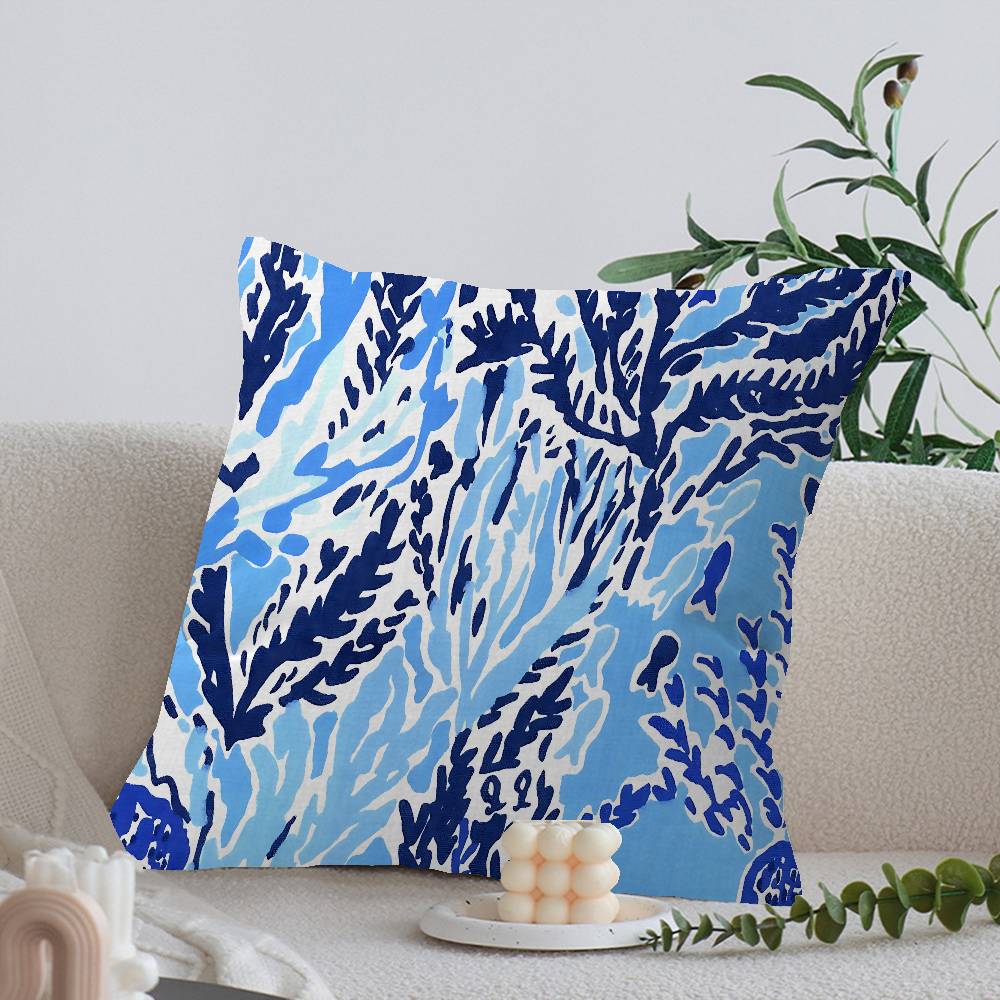 Fashion L-Lilly pulitzer Anime Personalized Pillow Cover Kids Bedroom Wild Party Decor Pillowcase kid Birthday shower Gift