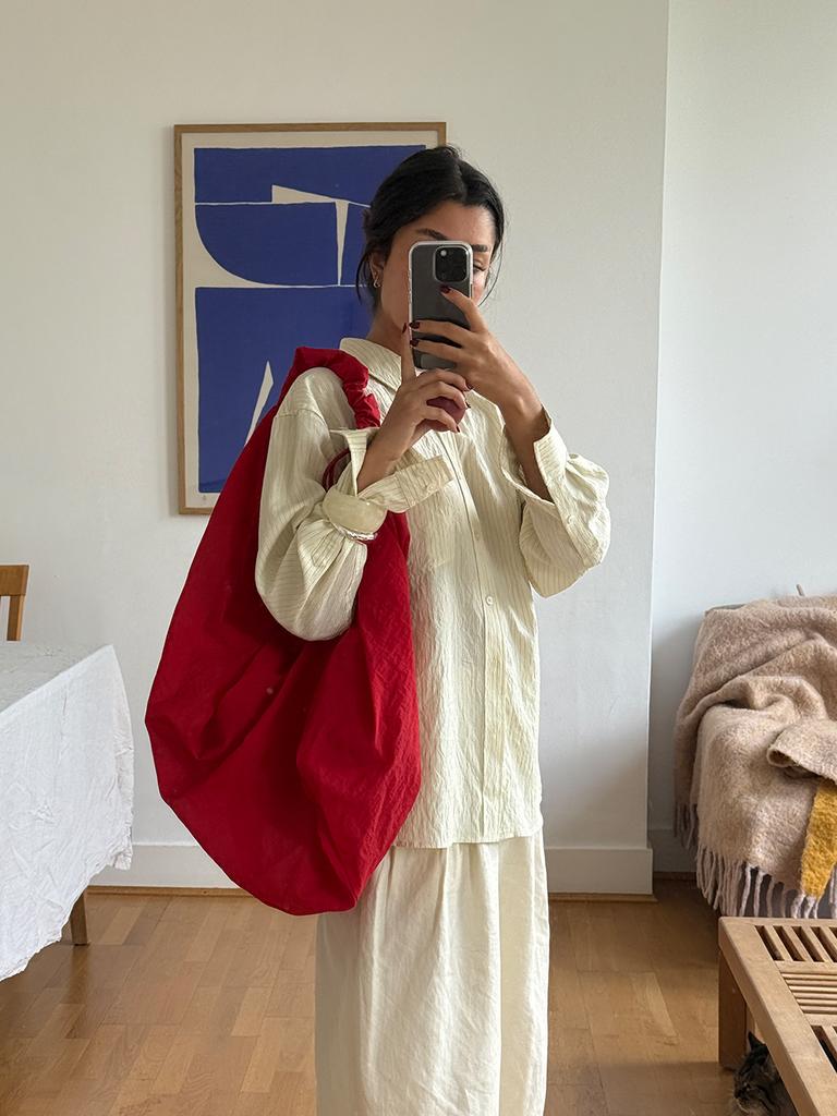 Acoc Large Tangle Twist Bag_Red