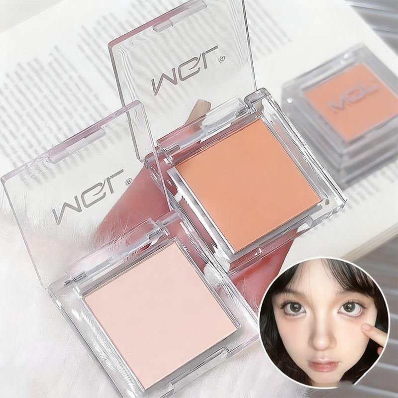 Palette Ombretti Monocromatici Bianco Caldo Opaco Polvere Illuminante Naturale a Lunga Tenuta per Contouring Delicato degli Occhi Illumina