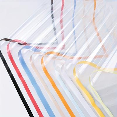 20pcs Waterproof Transparent Flower Wrapping Paper Floral Bouquets Wrapper Floral Gift Packaging Supplies