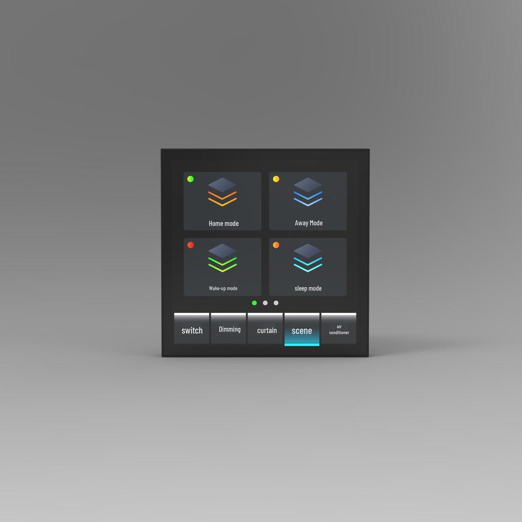 Graffiti 4" Smart Scene Switch: Multifunctional Central Control & Mobile Dimming Panel