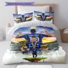 LY Poster Bettwäsche Steppbett Set Bettbezug Kissenbezug Heimdekoration Geburtstagsgeschenk (1 Bettbezug + 2 Kissenbezüge, ohne Füllung)