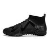 Unisex High-Top Football Shoes, Studded Grass Green Competition and Training Footwear