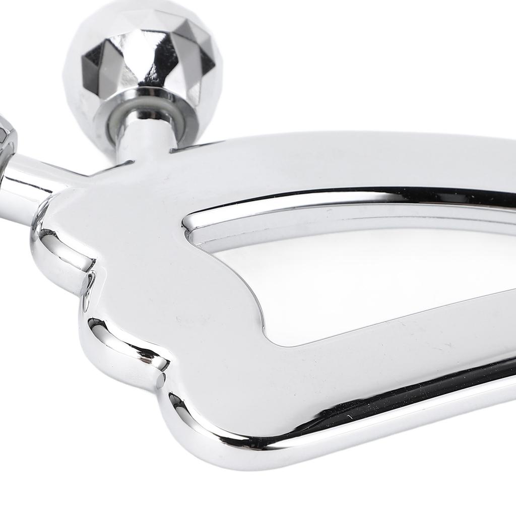 Metal Face Roller Massager Zinc Alloy Face Lift Gua Sha Massage Tool Skin Roller for Face Eye Neck Body Skin