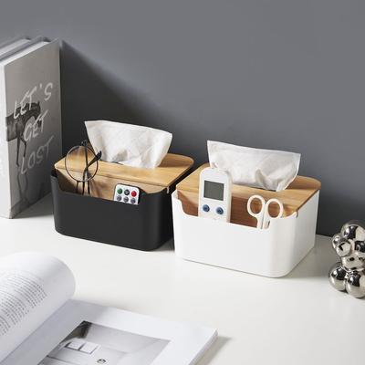 New Multifunction Remote Controller Storage Box Cosmetic Storage Plastic Desktop Storage Box Tissue Box Holder
