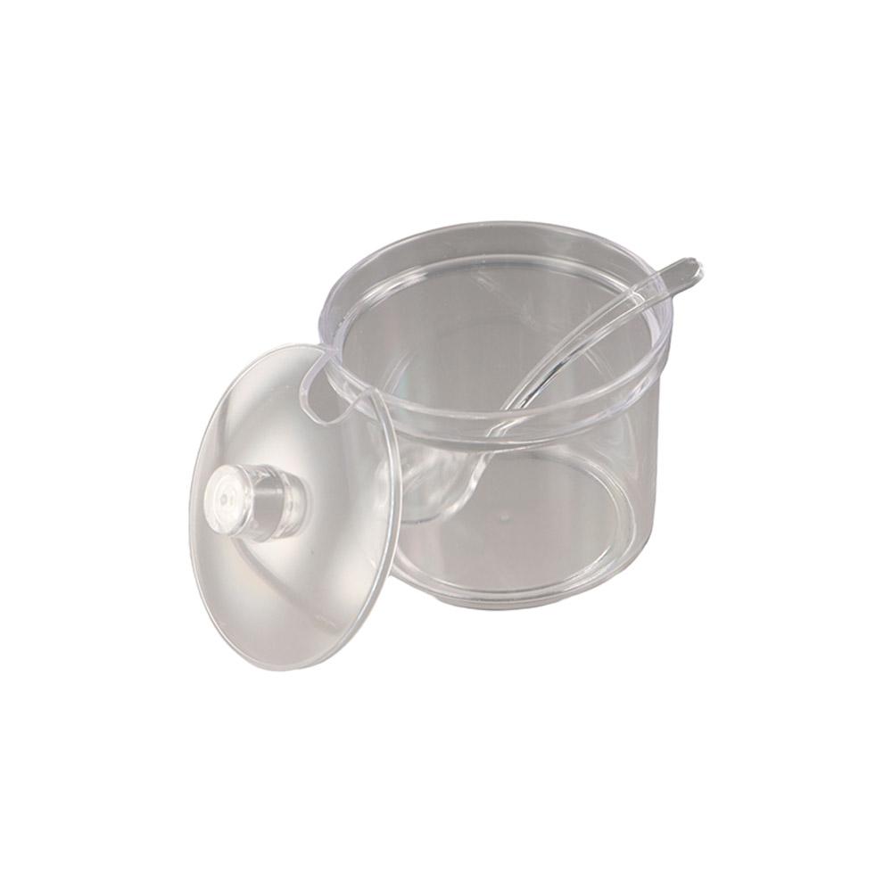 Anti-fall Seasoning Jar Transparent Condiment Container Acrylic Sugar Bowl  Dining Table