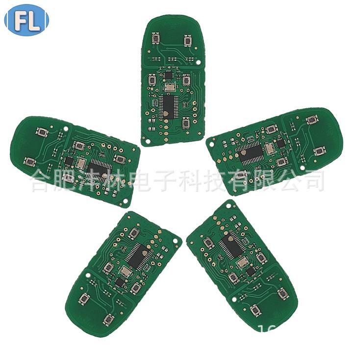 Smart Card Board for Jeep Renegade, 2-Button, 433MHz, 4A Chip