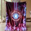 Coperta in Flanella con Stampa Aston Villa, Morbida Calda Leggera Coperta da Divano Letto Campeggio