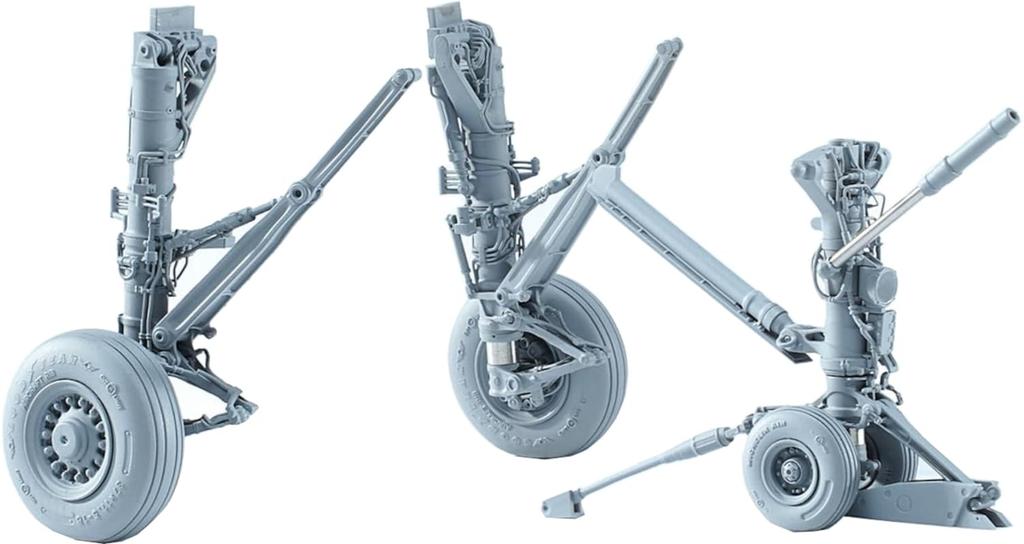 Rokit Studios Grumman Tomcat Landing Gear Wheel Set for Takeoff Position Plastic Model Kit Parts RKS480502T 1/48 F-14A/B/D & Weight-Deforming (for