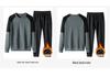 Men's Casual Sportswear Set: Autumn/Winter Trendy Plus Velvet Hoodie and Loose Pants