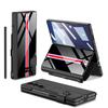 Galaxy Z Fold7 Flip Cover Case With Pen Slot Protective Leather Shell Men Stylish Foldable Phone Accessory