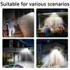 Solar Light Outdoor Super Bright Motion Sensor Strong Power 238 LED Solar Lamp IP65 Waterproof 3 Modes Garden Wall Street Lamp