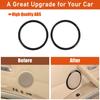 Glossy Black Car Speaker Tweeter Ring Trim Cover For BMW 3 Series E90 2005-12