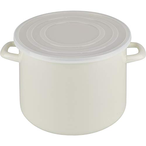 Wahei Freiz Kitchen Assist 24см Эмалированная Кастрюля (РЕ-7245) - Удобно для хранения умэбоси (маринованные сливы), мисо, маринованные овощи и рис.