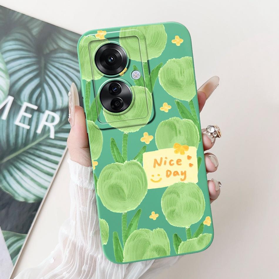 For OPPO Reno11 F 5G Case Reno 11F CPH2603 2024 Elegant Printing Camera Protective Shockproof Soft Silicone Phone Cases