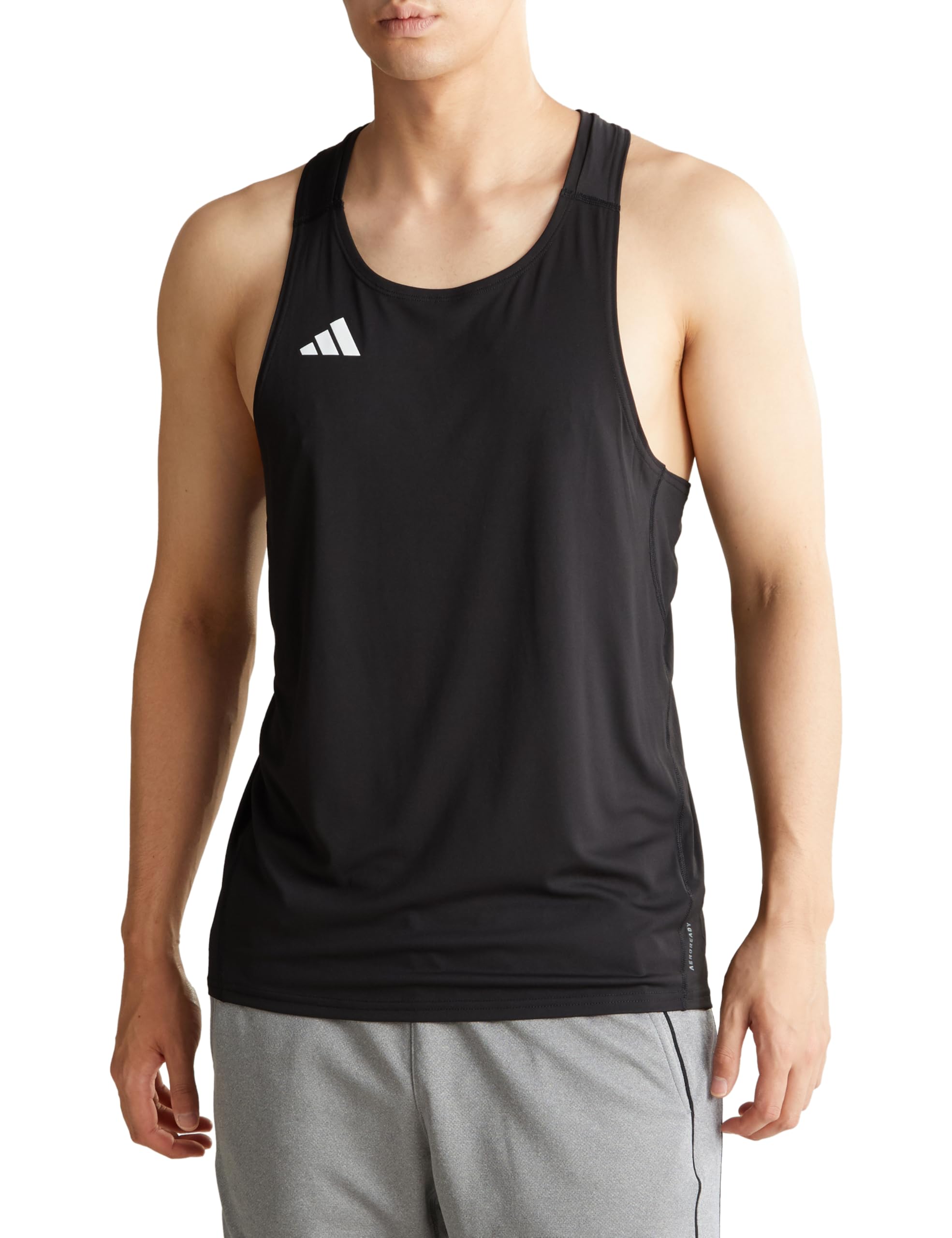 

Adidas adizero Essentials Running Singlet JTT47 Men s Black (IM8586) J/XL