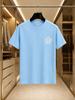 2026 New Arrival 100 Cotton Tshirt Left Chest European Crown Double Lion Crest Emblem Print Luxury Business Crew Neck Casual S
