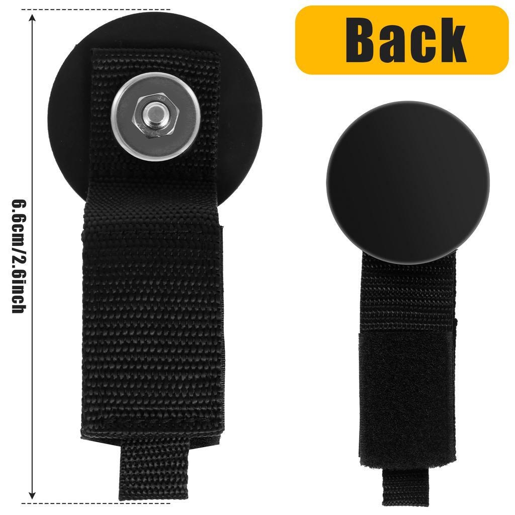 2Pcs Heavy Duty Magnetic Hooks Strap Cable Storage Organizer Magnetic Hooks Holder for Cable Rope Garden Hose Storage Tool