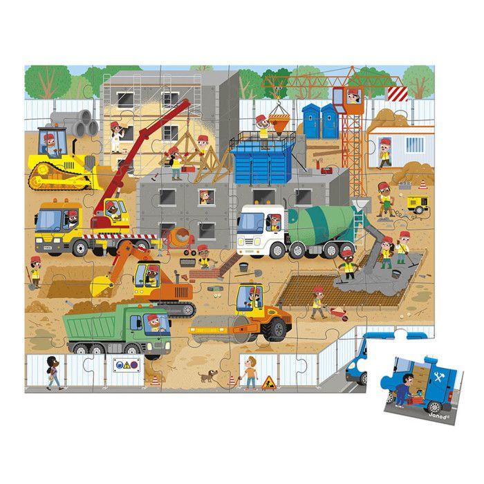 Puzzle chantier 36 pièces