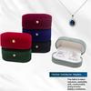 1 Pcs Felt Ring Box Mini Portable Ear Stud Jewelry Box Wedding Ring Pair Box Jewelry Storage Box