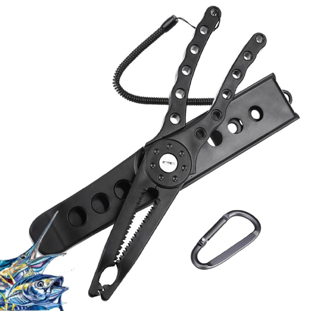 SensaBliss Fish Grip, Fish Catcher, Crocodile Grip, Fishing, Fish Holding, Hook Remover, Pliers, Lightweight, Non-Slip, Fishing Grip, Fishing Tackle,