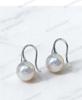 Stylish S925 Sterling Silver Pearl Earrings: Light Luxury Korean Style Ear Hooks and Studs