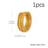 Ethnic Huggies Earring for Men Boys,Punk Stainless Steel Hoop Earring,Male Pierced Earring Jewelry Gift