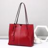shein leather bag plus niche large-capacity handbag commuter shoulder tote bag