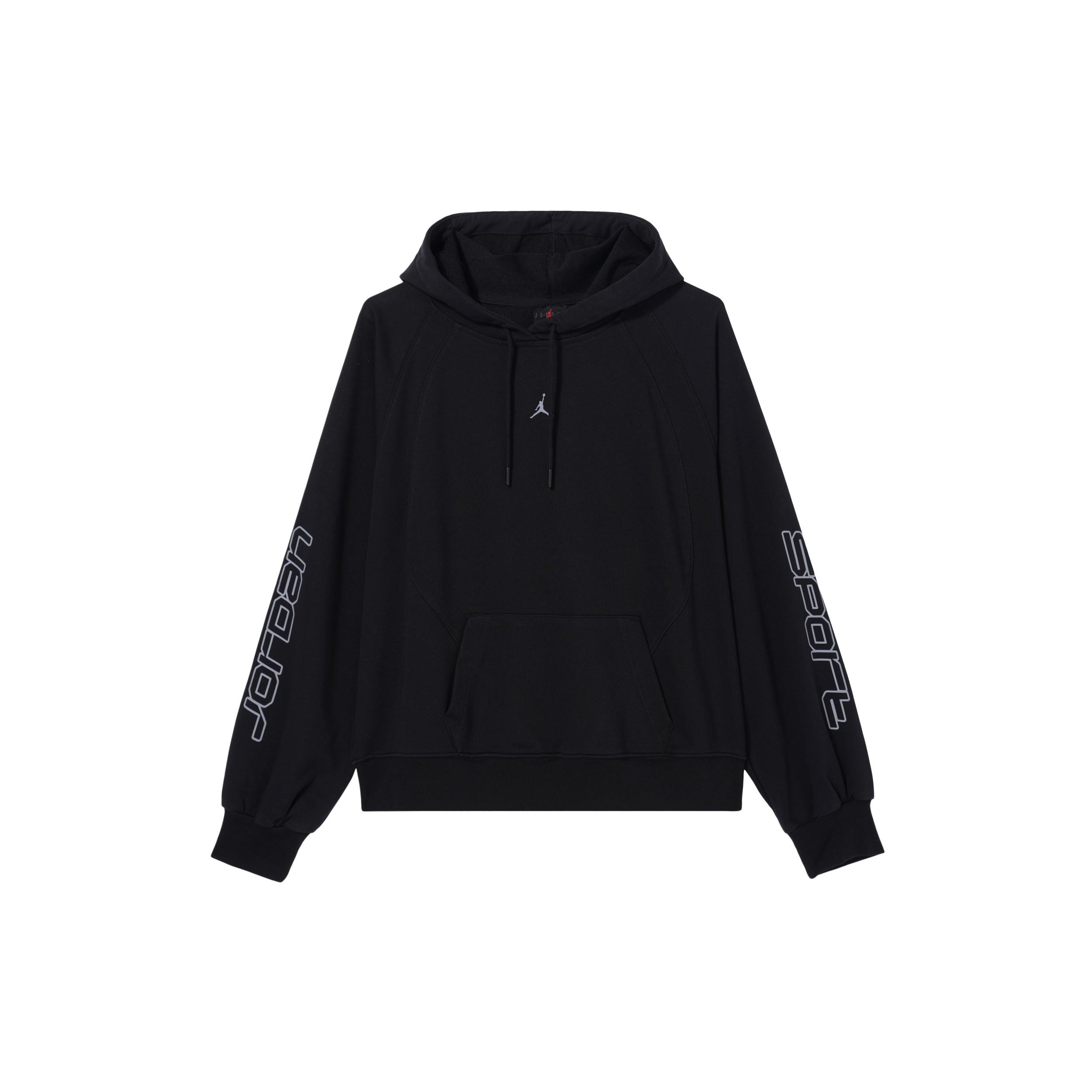 (WMNS) Air Jordan Sport Graphic Fleece Hoodie Asia Sizing Black Women s FD7374-010 S