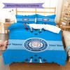 Custom Name Rangers Football Club Bedding,Quilt Set Quilt Cover Pillowcase Home Birthday Gift (1 * Duvet Cover + 2 * Pillowcase, Without Core)
